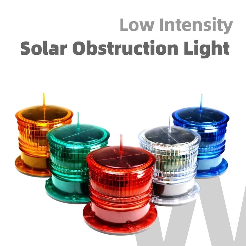 IP68 FAA L 810 ไฟกีดขวางพร้อมไฟ LED สีแดงคงที่หรือกะพริบ