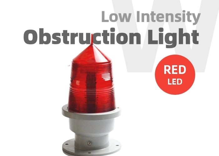 GZ155 LED Obstruction Light ความเข้มต่ำ Harga Obstruction Lamp สำหรับ Tower High Buildings