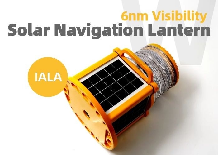 ทัศนวิสัย 5nm คงที่ในประเภท Anchor Light ที่ขับเคลื่อนด้วยพลังงานแสงอาทิตย์ Super Bright