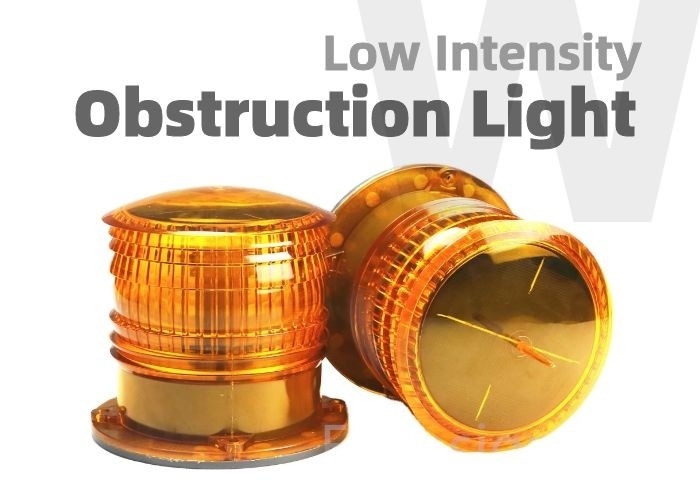 โพลีคาร์บอเนตสีแดงพลังงานแสงอาทิตย์ Barricade Light Steady On Type Led Strobe Light