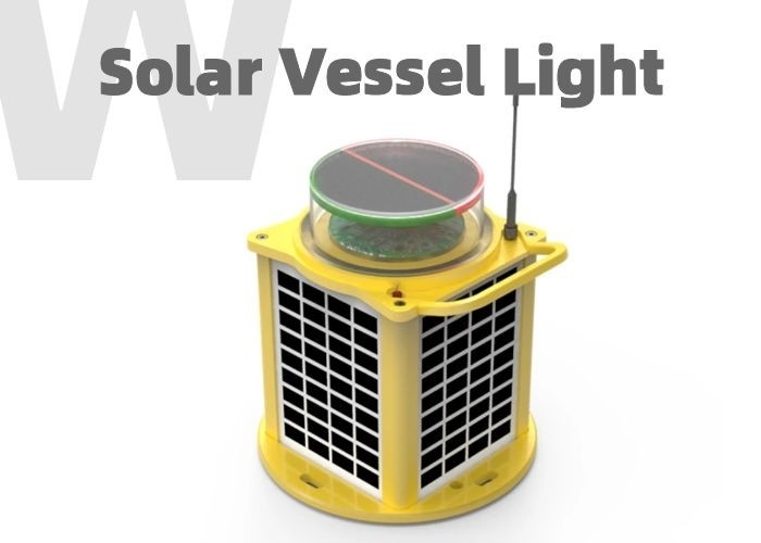 ทัศนวิสัย 5nm คงที่ในประเภท Anchor Light ที่ขับเคลื่อนด้วยพลังงานแสงอาทิตย์ Super Bright
